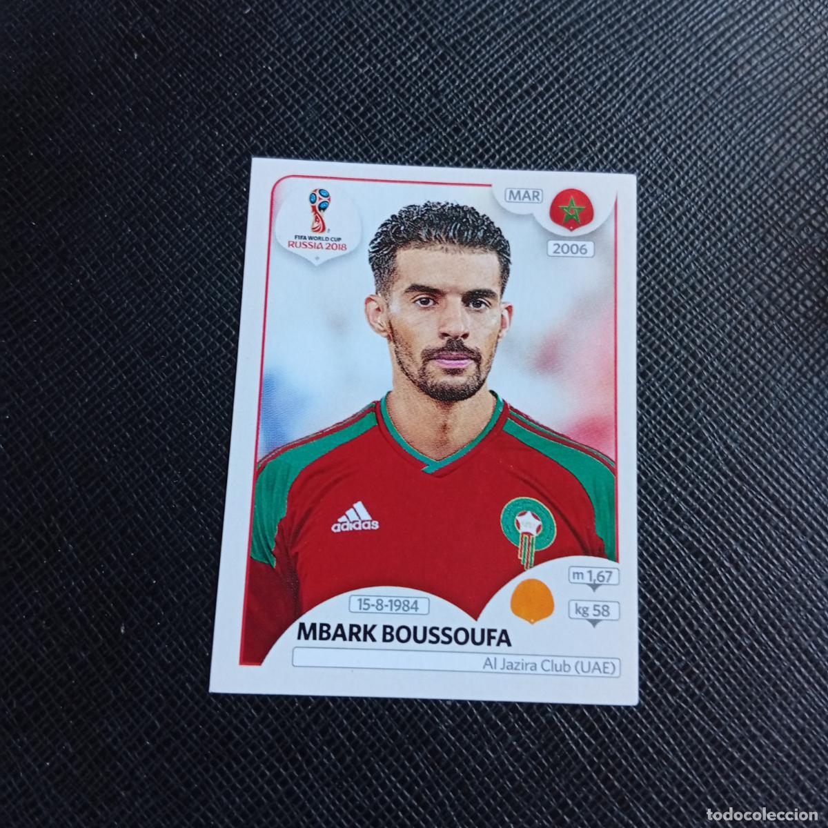 Cartes &agrave; collectionner de Football: 161 BOUSSOUFA MARRUECOS PANINI MUNDIAL RUSIA 2018 CROMO FUTBOL 18 - SIN PEGAR - /CJ2