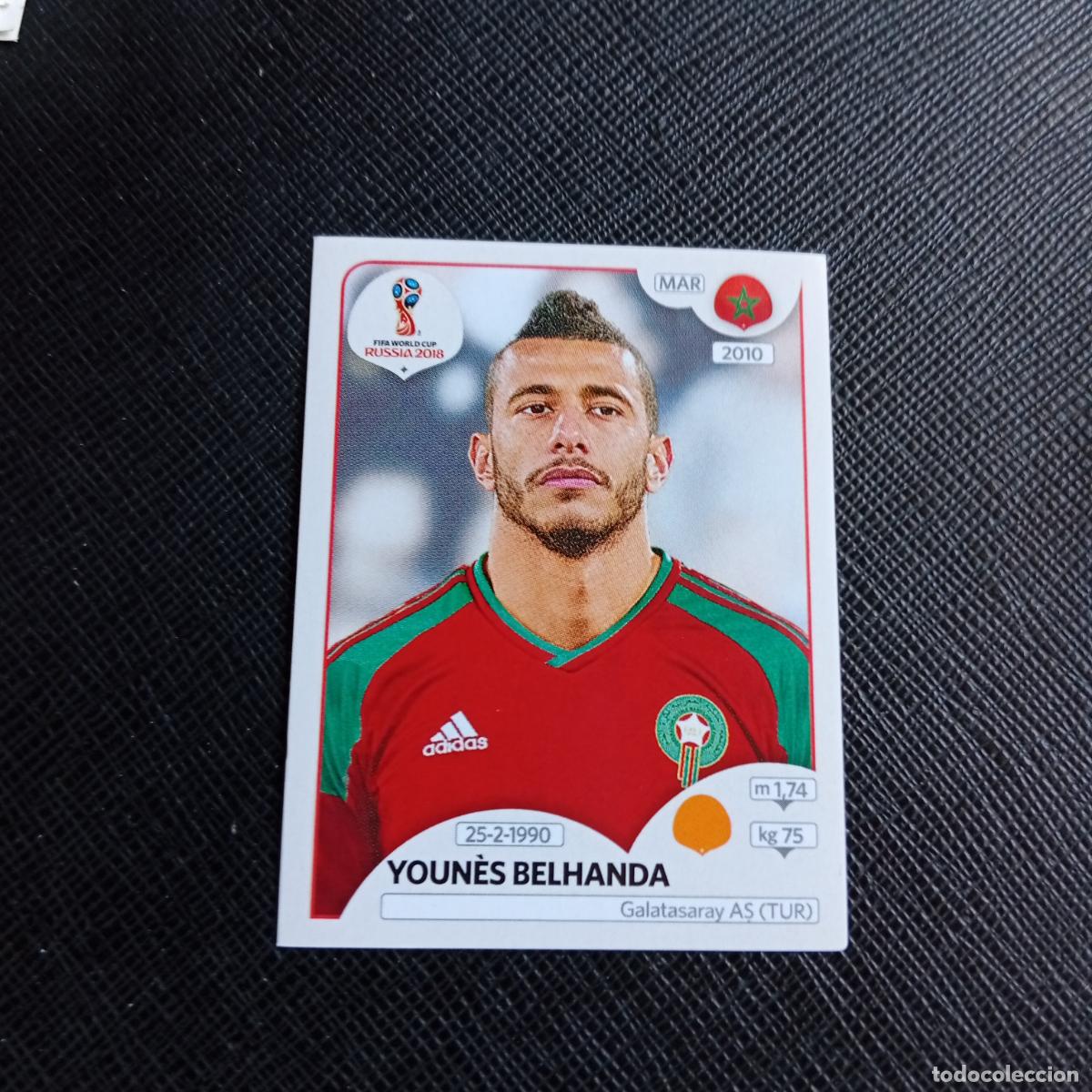Cartes &agrave; collectionner de Football: 163 BELHANDA MARRUECOS PANINI MUNDIAL RUSIA 2018 CROMO FUTBOL 18 - SIN PEGAR - /CJ2
