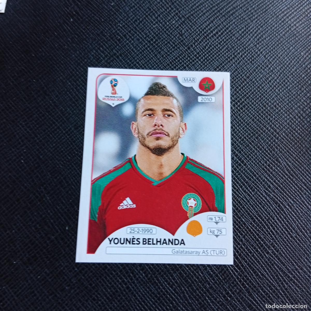 Cartes &agrave; collectionner de Football: 163 BELHANDA MARRUECOS PANINI MUNDIAL RUSIA 2018 CROMO FUTBOL 18 - SIN PEGAR - /CJ2 .