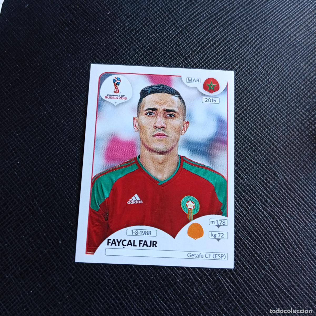Cartes &agrave; collectionner de Football: 165 FAYCAL FAJR MARRUECOS PANINI MUNDIAL RUSIA 2018 CROMO FUTBOL 18 - SIN PEGAR - /CJ2 .