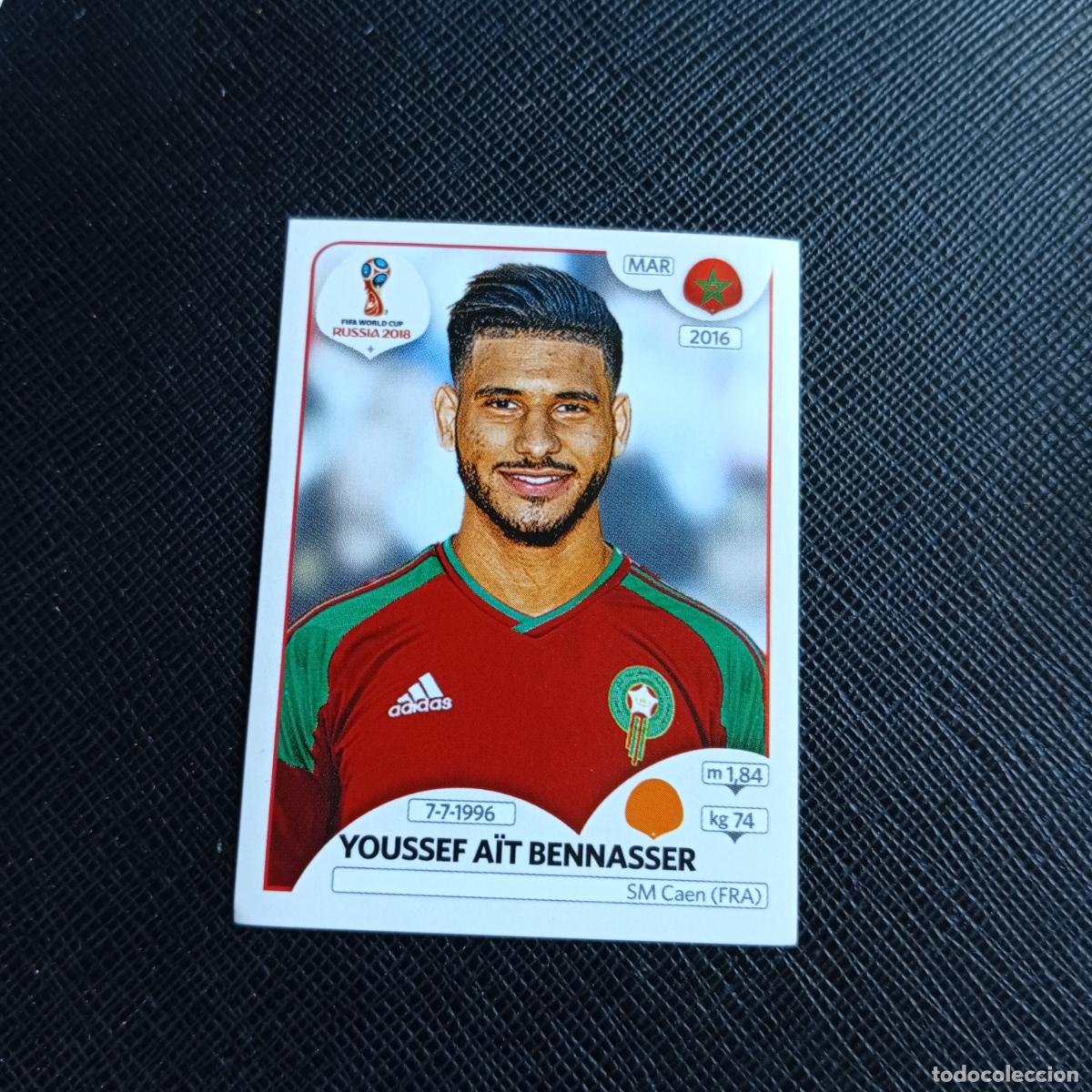 Cartes &agrave; collectionner de Football: 167 BENNASSER MARRUECOS PANINI MUNDIAL RUSIA 2018 CROMO FUTBOL 18 - SIN PEGAR - /CJ2