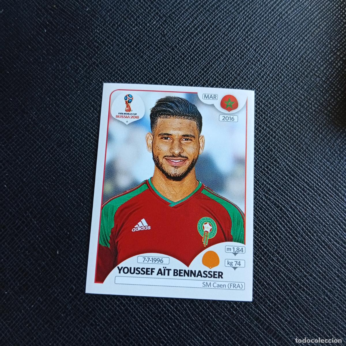 Cartes &agrave; collectionner de Football: 167 BENNASSER MARRUECOS PANINI MUNDIAL RUSIA 2018 CROMO FUTBOL 18 - SIN PEGAR - /CJ2