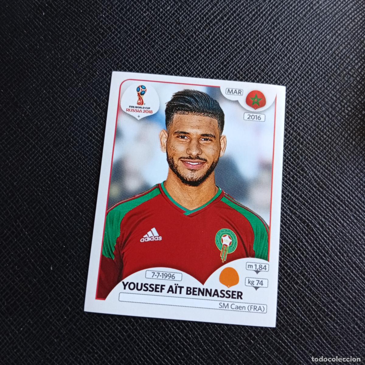 Cartes &agrave; collectionner de Football: 167 BENNASSER MARRUECOS PANINI MUNDIAL RUSIA 2018 CROMO FUTBOL 18 - SIN PEGAR - /CJ2