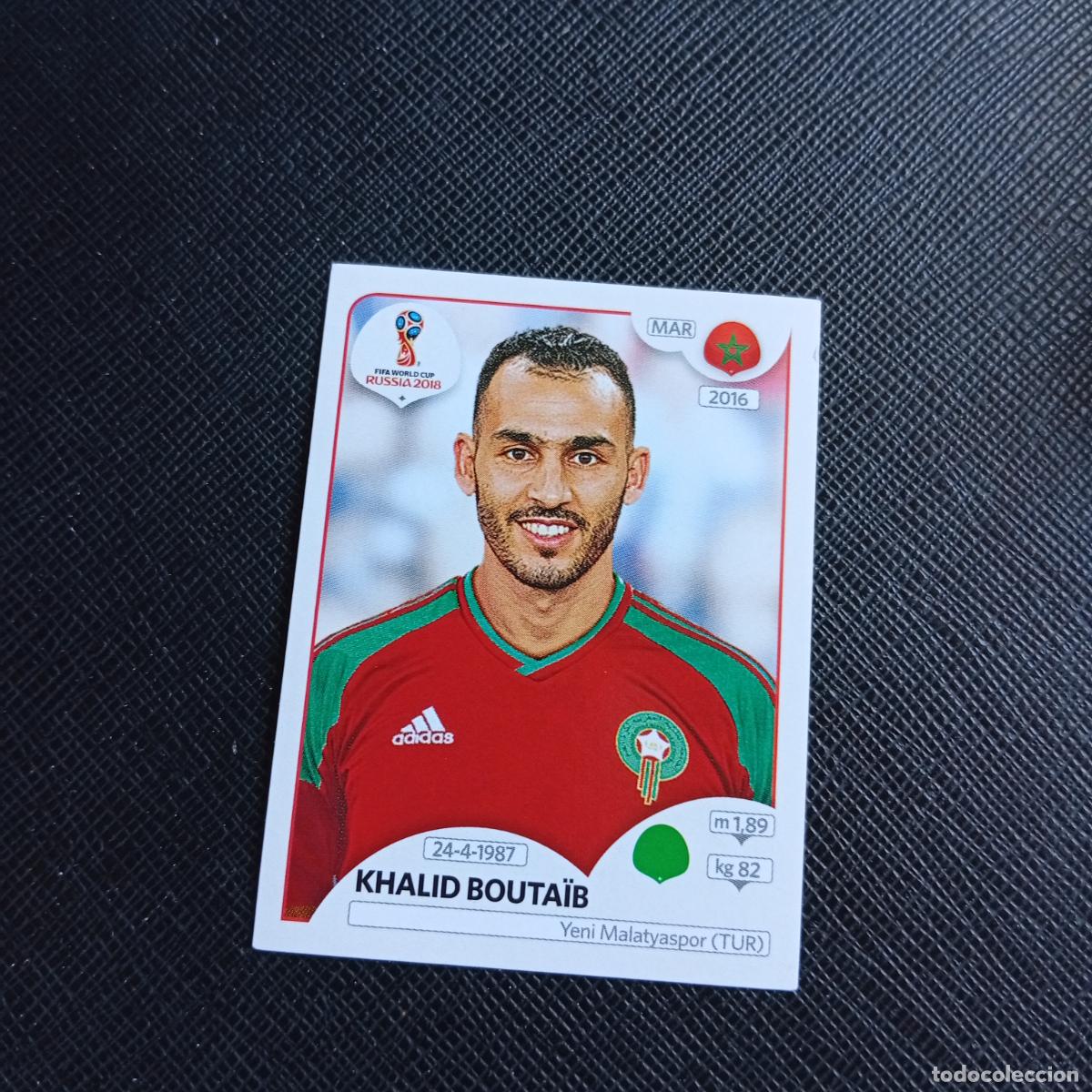 Cartes &agrave; collectionner de Football: 168 BOUTAIB MARRUECOS PANINI MUNDIAL RUSIA 2018 CROMO FUTBOL 18 - SIN PEGAR - /CJ2