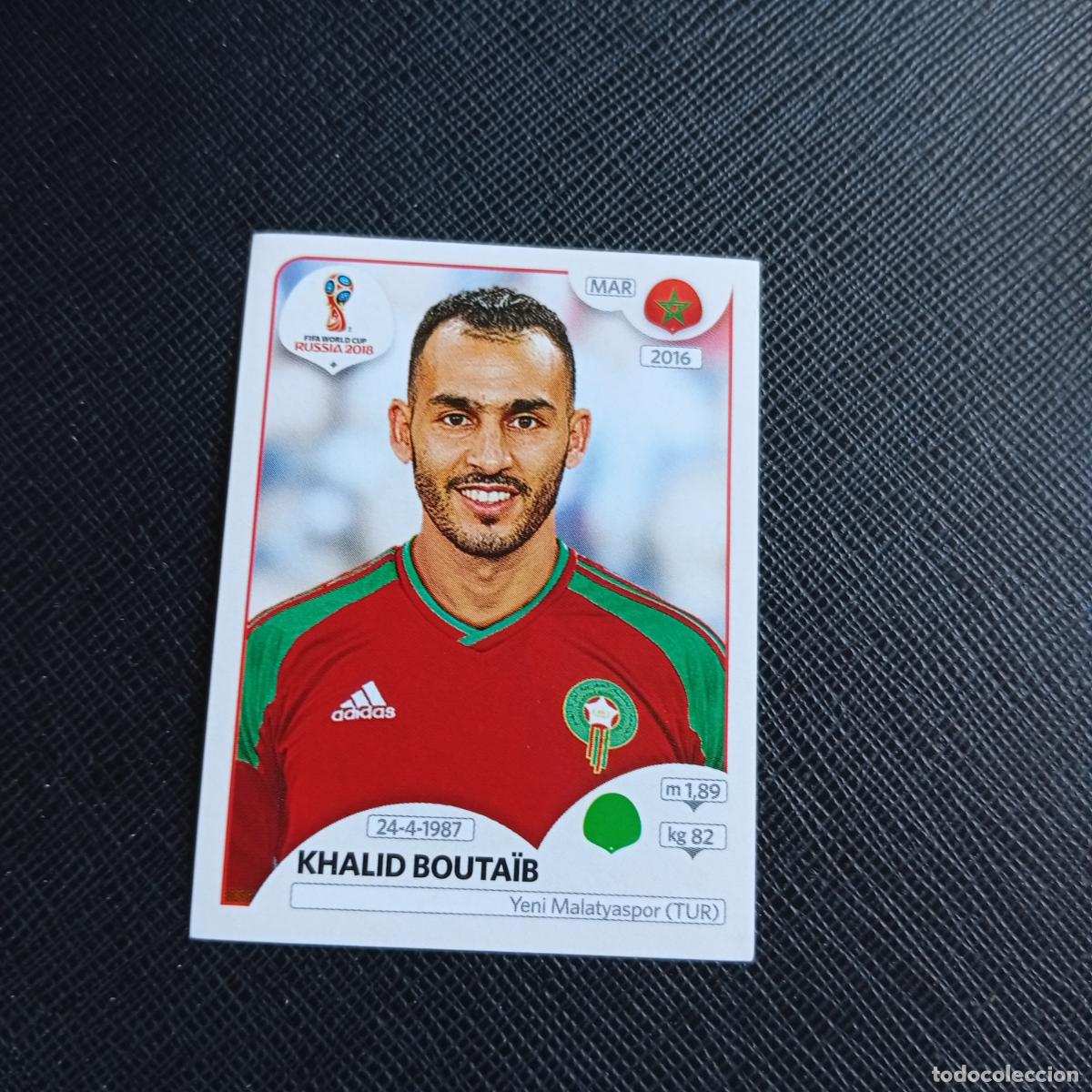 Figurine di Calcio: 168 BOUTAIB MARRUECOS PANINI MUNDIAL RUSIA 2018 CROMO FUTBOL 18 - SIN PEGAR - /CJ2 .