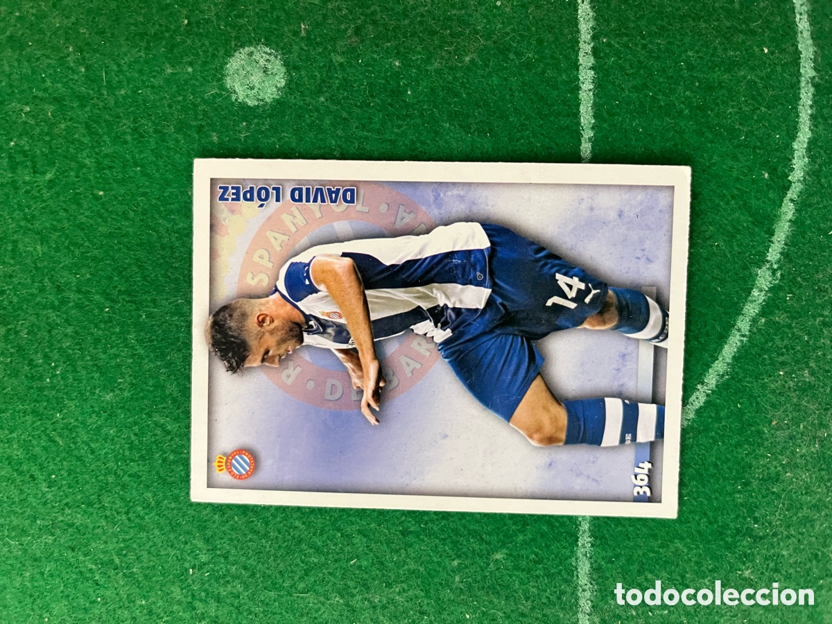 Cromos de f&uacute;tbol: 364 DAVID L&Oacute;PEZ ESPANYOL LAS FICHAS DE LA LIGA 2014 2015 MUNDICROMO