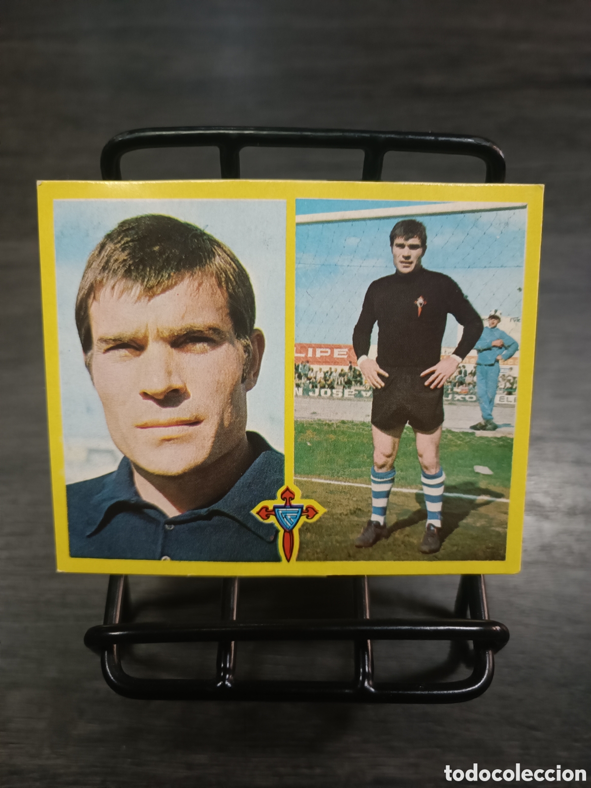 Cromos de f&uacute;tbol: 1972 Liga Este Gost Celta despegado