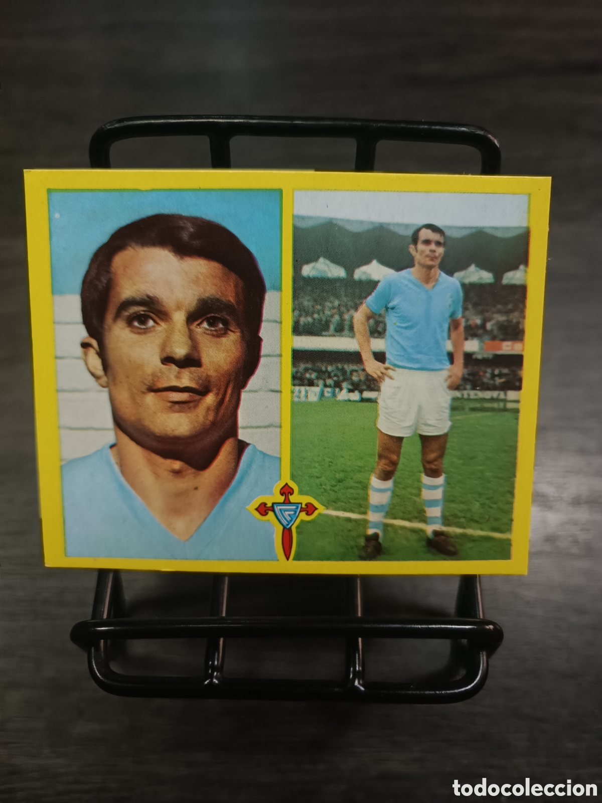 Cromos de f&uacute;tbol: 1972 Liga Este Rivas Celta despegado