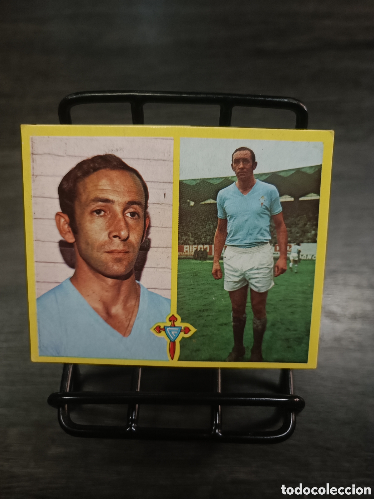 Cromos de f&uacute;tbol: 1972 Liga Este Dom&iacute;nguez Celta despegado