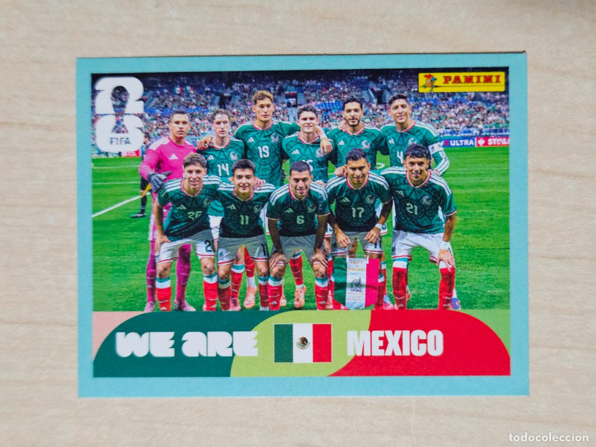 Figurine di Calcio: CROMO N&ordm; MEX13 MEX 13 - ALINEACION MEXICO - MUNDIAL FIFA WORLD CUP 2026 STICKER PANINI SIN PEGAR