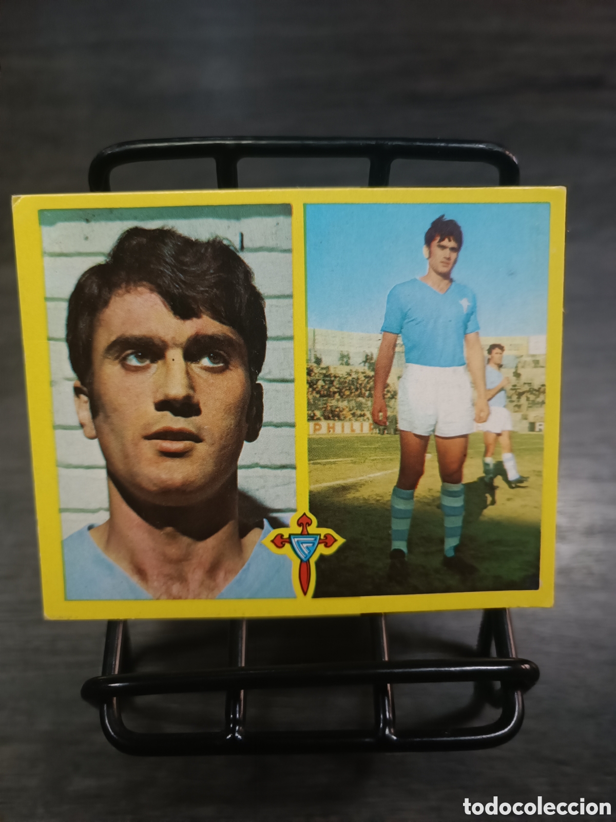 Figurine di Calcio: 1972 Liga Este Manolo Celta despegado