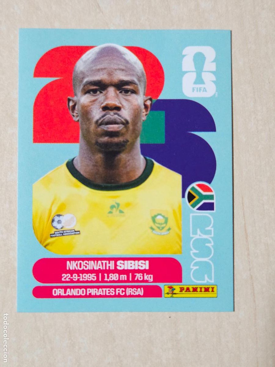 Figurine di Calcio: CROMO N&ordm; RSA10 RSA 10 - SIBISI SUDAFRICA - MUNDIAL FIFA WORLD CUP 2026 STICKER PANINI SIN PEGAR