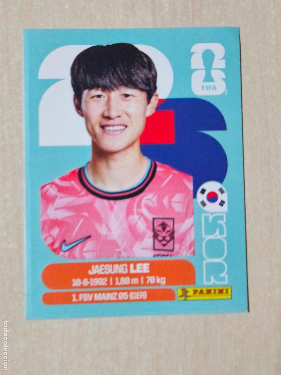Cromos de f&uacute;tbol: CROMO N&ordm; KOR10 KOR 10 - JAESUNG LEE KOREA - MUNDIAL FIFA WORLD CUP 2026 STICKER PANINI SIN PEGAR