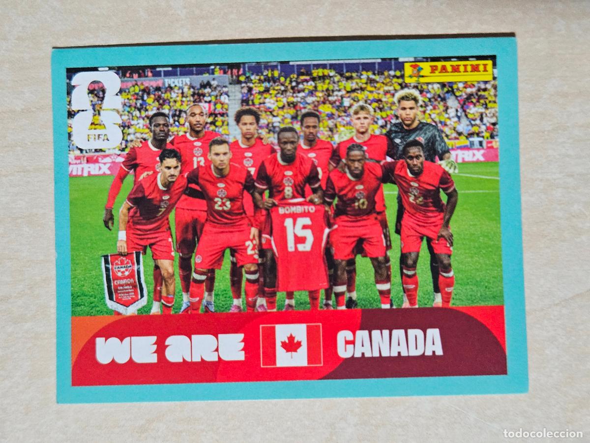 Cromos de f&uacute;tbol: CROMO CAN13 CAN 13 ALINEACION CANADA - MUNDIAL FIFA WORLD CUP 2026 STICKER PANINI SIN PEGAR