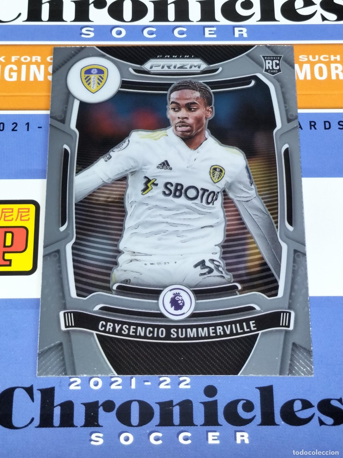 Cromos de f&uacute;tbol: 223 CRYSENCIO SUMMERVILLE LEEDS UNITED CARD CHRONICLES PRIZM PREMIER SOCCER 2021 2022 21 22 PANINI