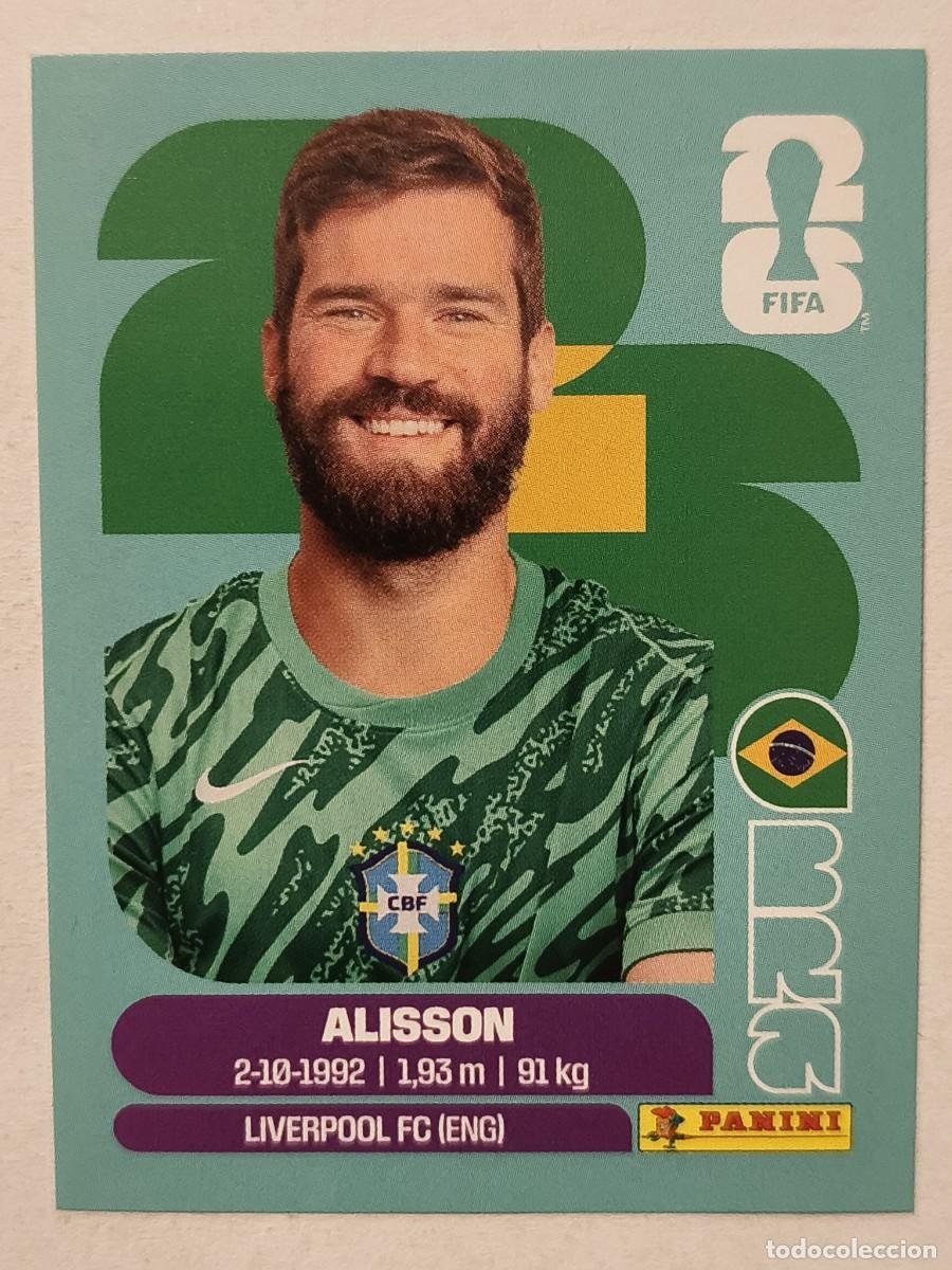 Cromos de f&uacute;tbol: #BRA2 ALISSON (BRASIL) MUNDIAL 2026 PANINI