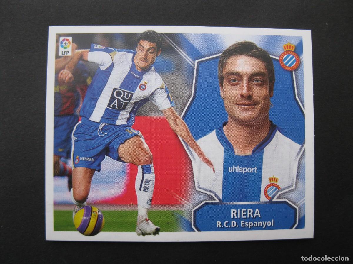Cromos de f&uacute;tbol: RIERA (R.C.D. ESPANYOL) - CAMPEONATO DE LIGA 08/09 - EDICIONES ESTE - NUNCA PEGADO.