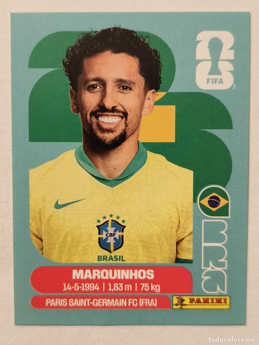 Cromos de f&uacute;tbol: #BRA4 MARQUINHOS (BRASIL) MUNDIAL 2026 PANINI