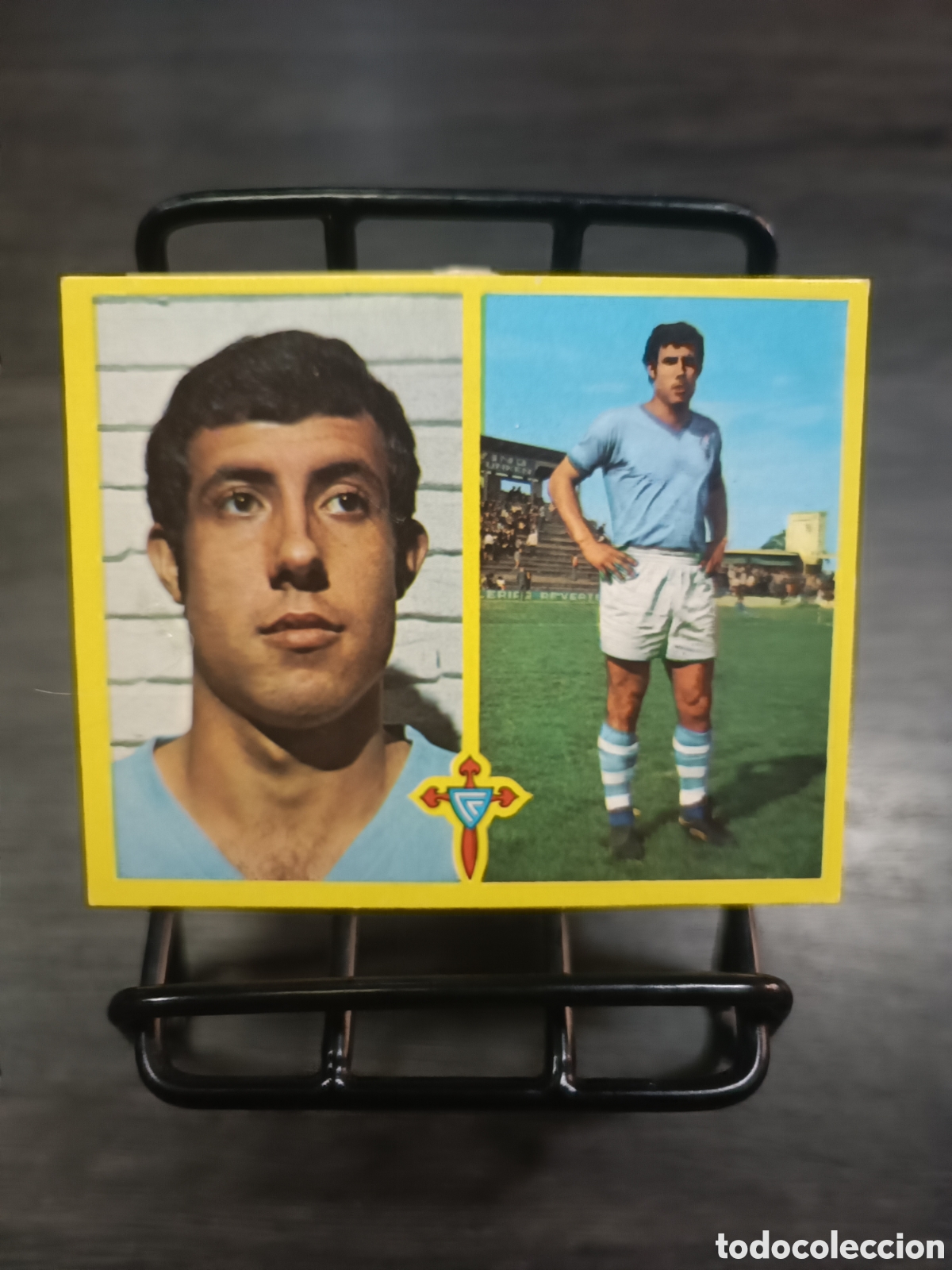 Cromos de f&uacute;tbol: 1972 Liga Este Juan Celta despegado