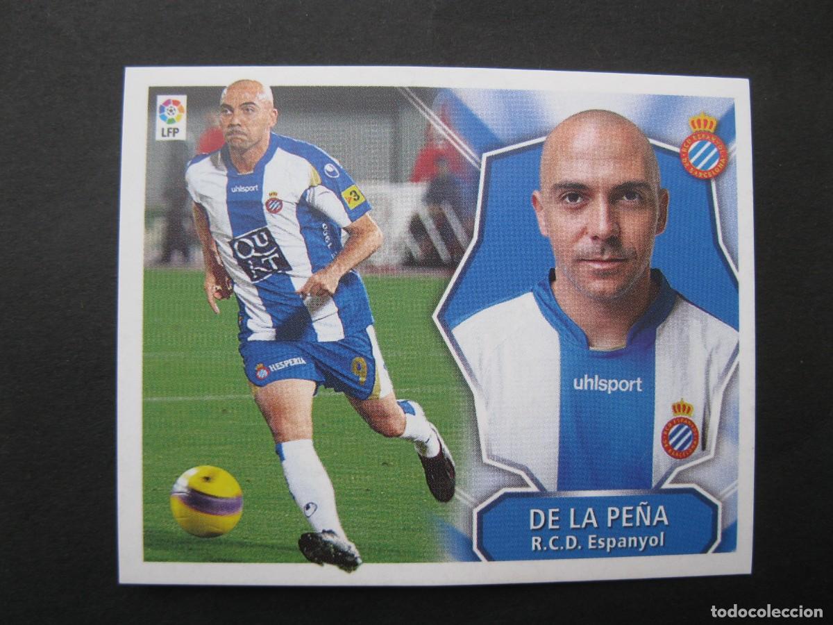 Cromos de f&uacute;tbol: DE LA PE&Ntilde;A (R.C.D. ESPANYOL) - CAMPEONATO DE LIGA 08/09 - EDICIONES ESTE - NUNCA PEGADO.