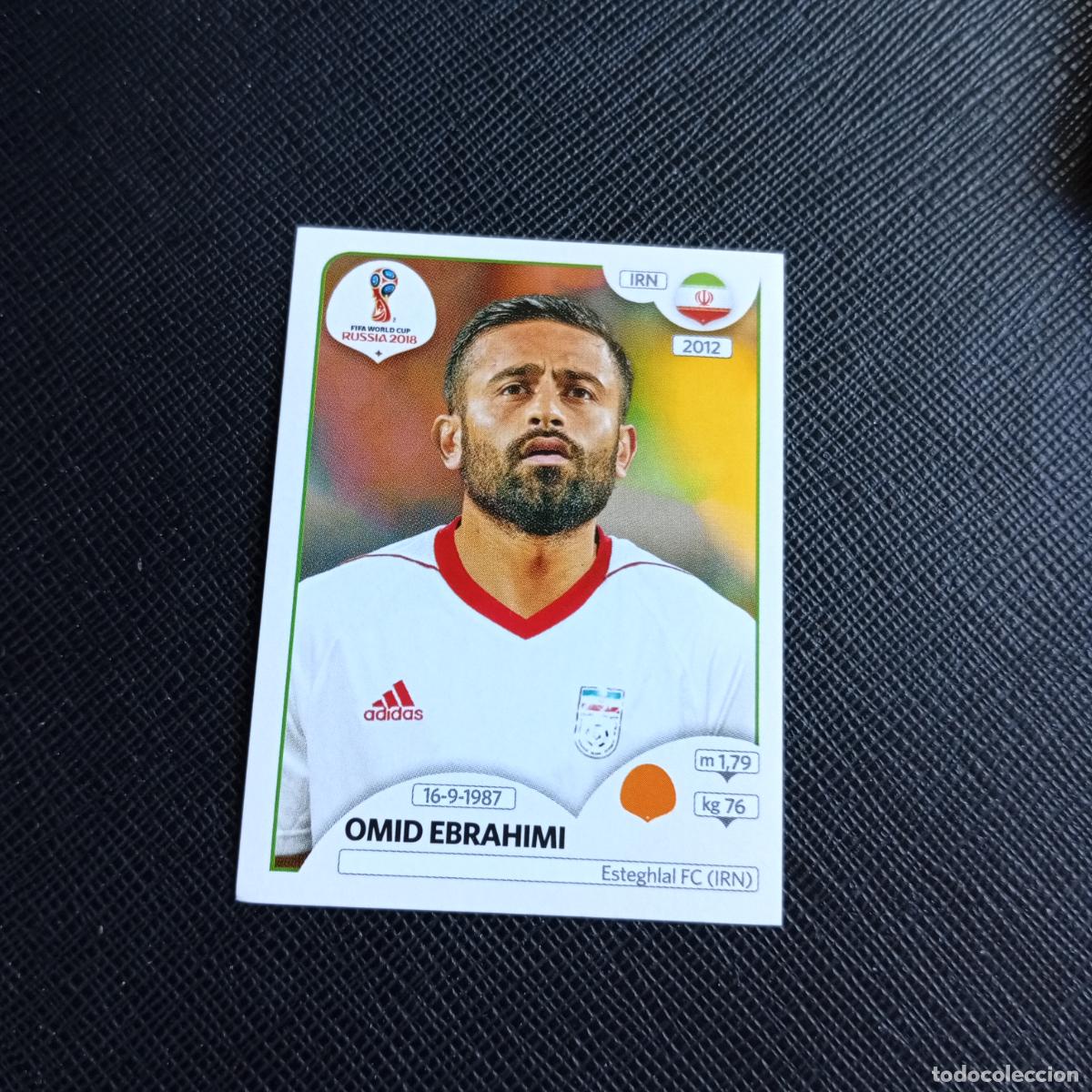 Cromos de f&uacute;tbol: 182 OMID EBRAHIMI IRAN PANINI MUNDIAL RUSIA 2018 CROMO FUTBOL 18 - SIN PEGAR - /CJ2