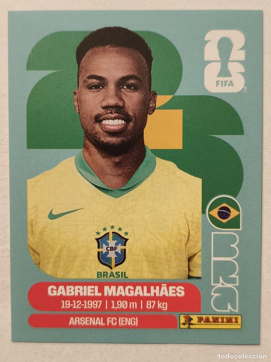 Cromos de f&uacute;tbol: #BRA6 GABRIEL MAGALHAES (BRASIL) MUNDIAL 2026 PANINI