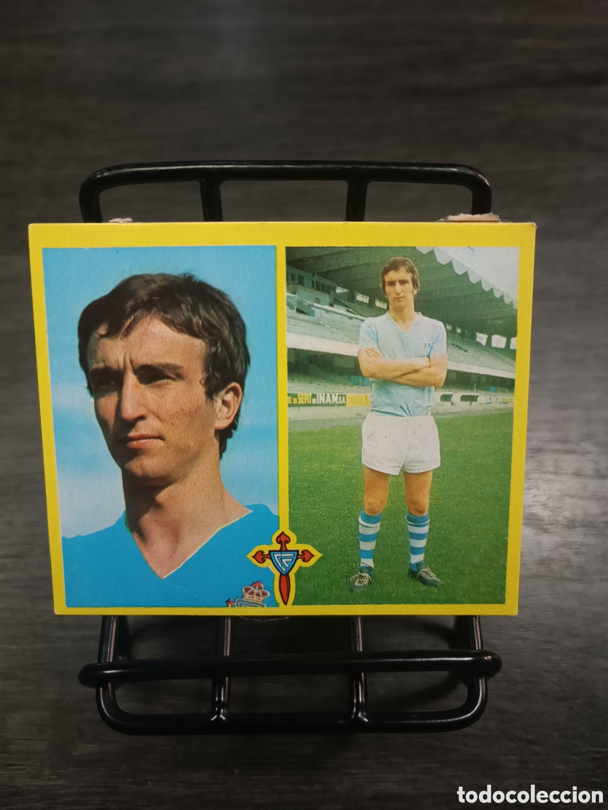 Cromos de f&uacute;tbol: 1972 Liga Este Rodilla Celta despegado