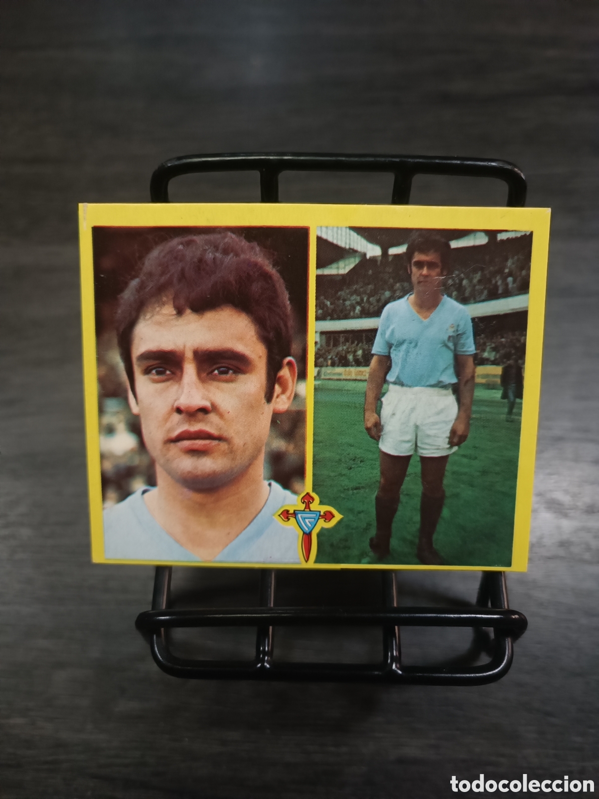 Cromos de f&uacute;tbol: 1972 Liga Este Lezcano Celta despegado