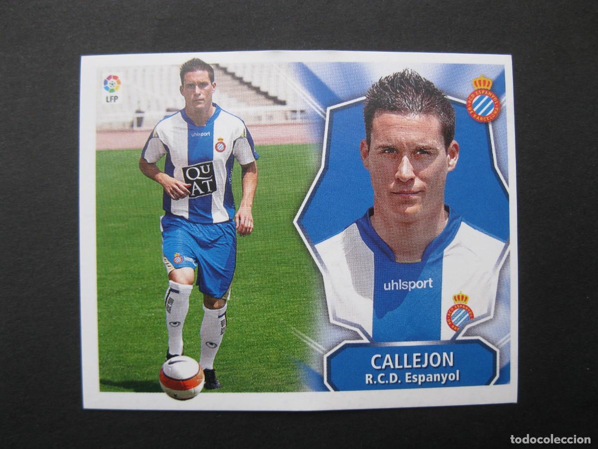 Fu&szlig;ball-Sticker: CALLEJ&Oacute;N (R.C.D. ESPANYOL) - CAMPEONATO DE LIGA 08/09 - EDICIONES ESTE - NUNCA PEGADO.