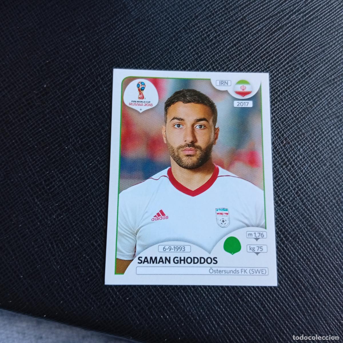 Football Stickers: 187 SAMAN GHODDOS IRAN PANINI MUNDIAL RUSIA 2018 CROMO FUTBOL 18 - SIN PEGAR - /CJ2