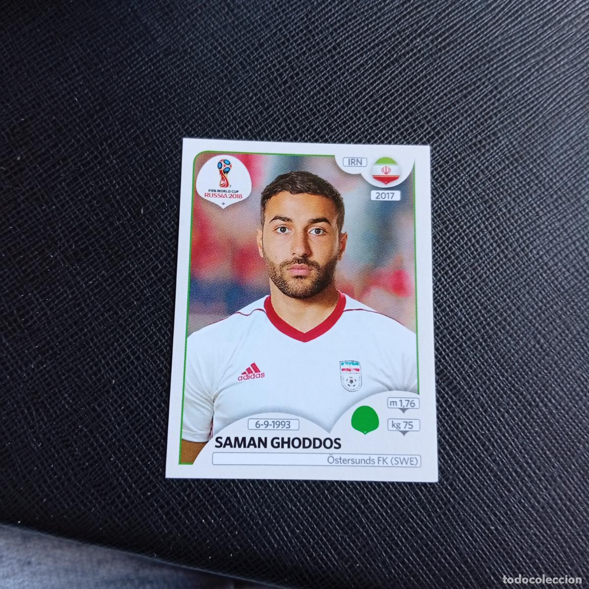 Football Stickers: 187 SAMAN GHODDOS IRAN PANINI MUNDIAL RUSIA 2018 CROMO FUTBOL 18 - SIN PEGAR - /CJ2