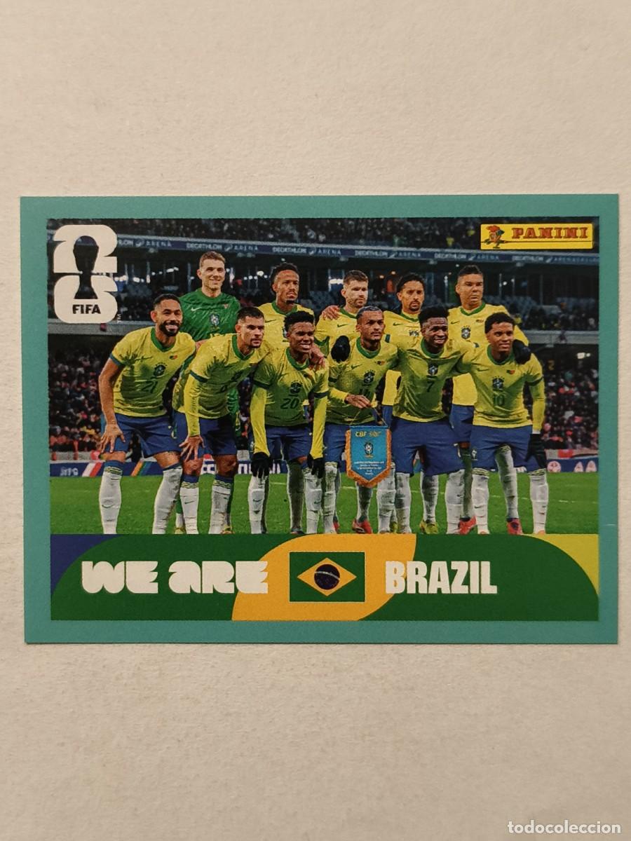 Cromos de f&uacute;tbol: #BRA13 ALINEACION (BRASIL) MUNDIAL 2026 PANINI