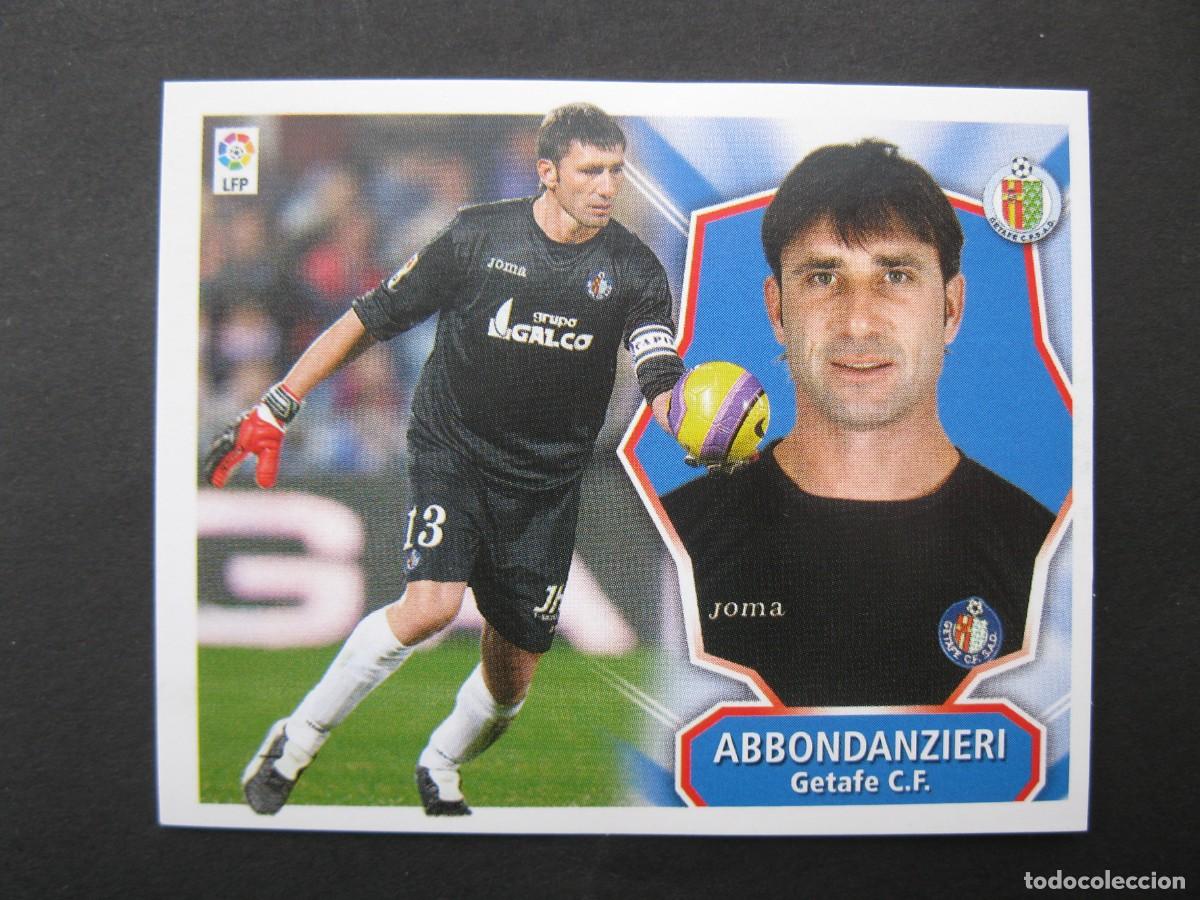 Cromos de f&uacute;tbol: ABBONDANZIERI (GETAFE C.F.) - CAMPEONATO DE LIGA 08/09 - EDICIONES ESTE - NUNCA PEGADO.