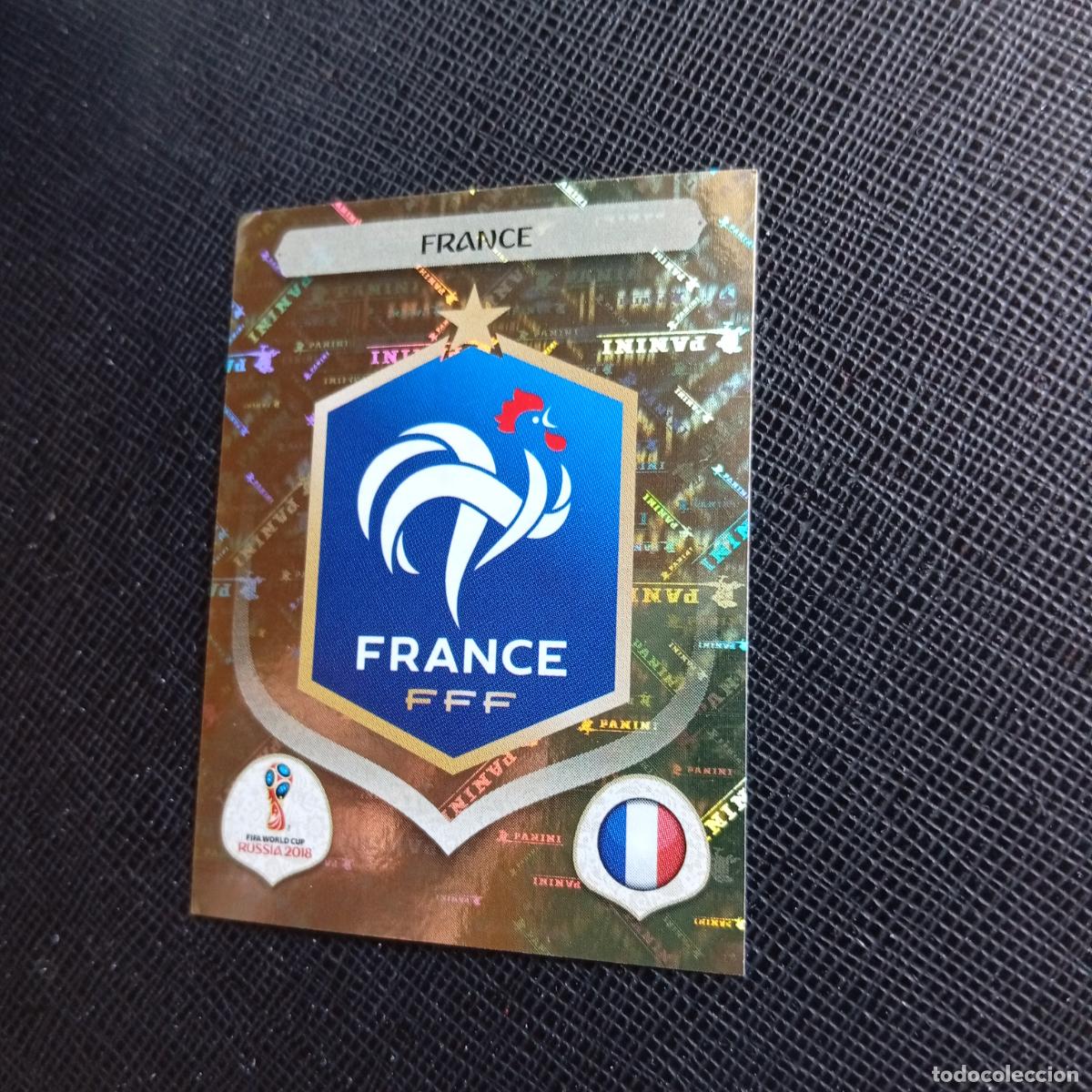 Fu&szlig;ball-Sticker: 192 ESCUDO FRANCIA PANINI MUNDIAL RUSIA 2018 CROMO FUTBOL 18 - SIN PEGAR - /CJ2