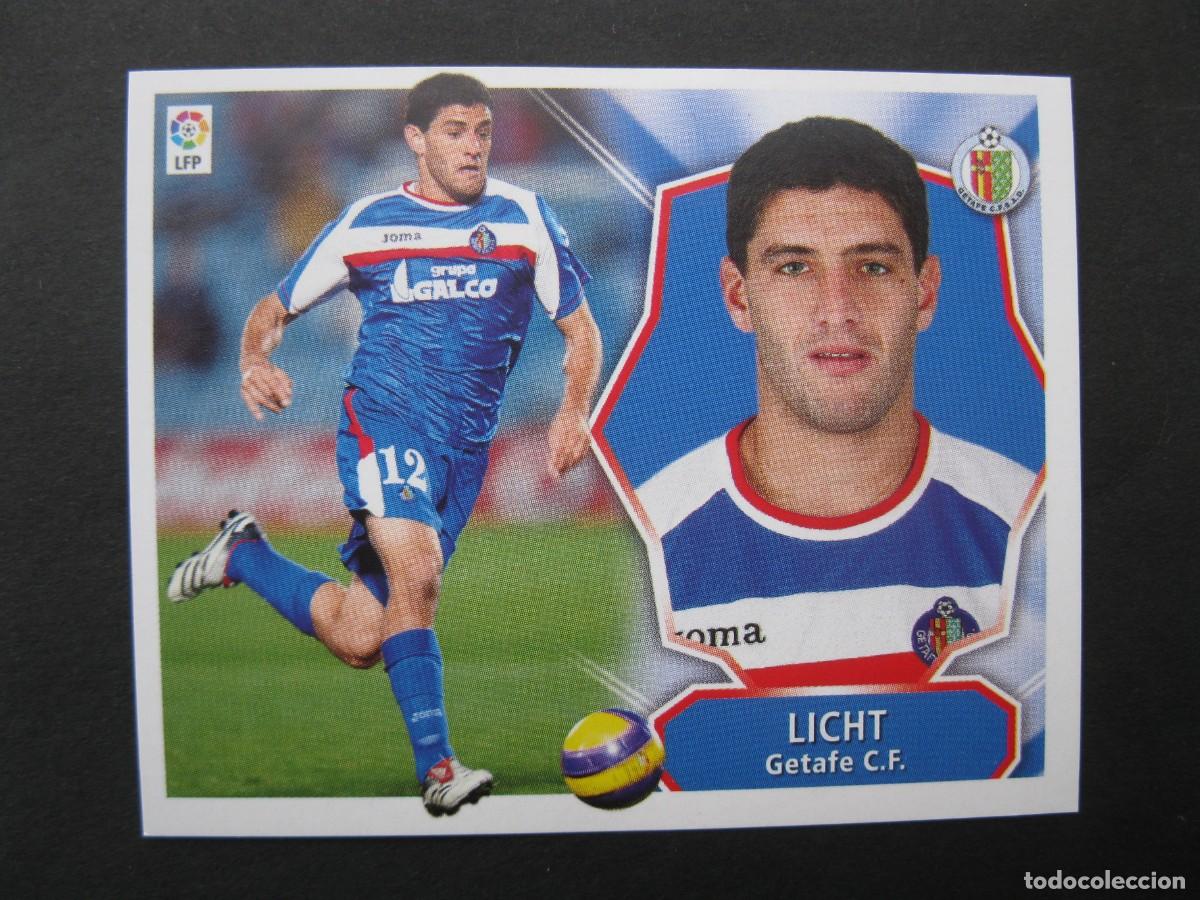 Cromos de f&uacute;tbol: LICHT (GETAFE C.F.) - CAMPEONATO DE LIGA 08/09 - EDICIONES ESTE - NUNCA PEGADO.