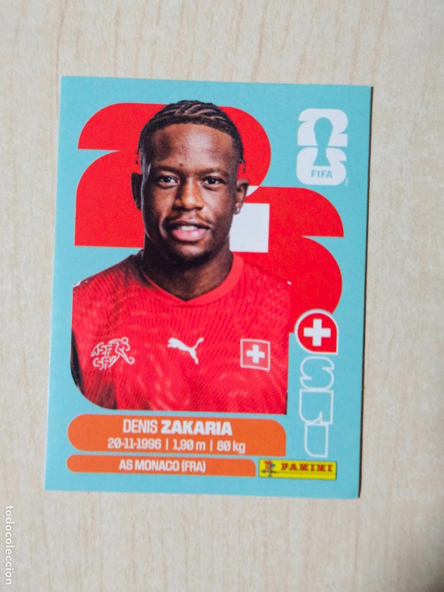 Cromos de f&uacute;tbol: CROMO SUI10 SUI 10 - ZAKARIA SUIZA - MUNDIAL FIFA WORLD CUP 2026 STICKER PANINI SIN PEGAR