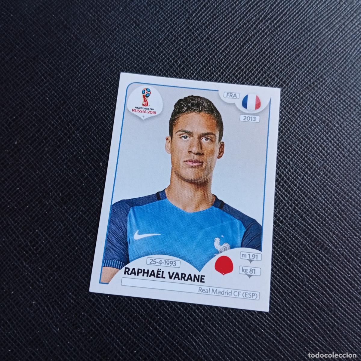 Cromos de f&uacute;tbol: 195 VARANE FRANCIA PANINI MUNDIAL RUSIA 2018 CROMO FUTBOL 18 - SIN PEGAR - /CJ2