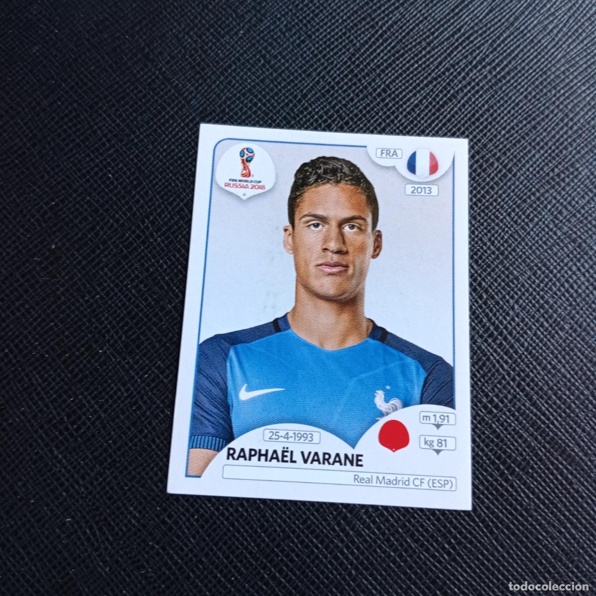 Cromos de f&uacute;tbol: 195 VARANE FRANCIA PANINI MUNDIAL RUSIA 2018 CROMO FUTBOL 18 - SIN PEGAR - /CJ2