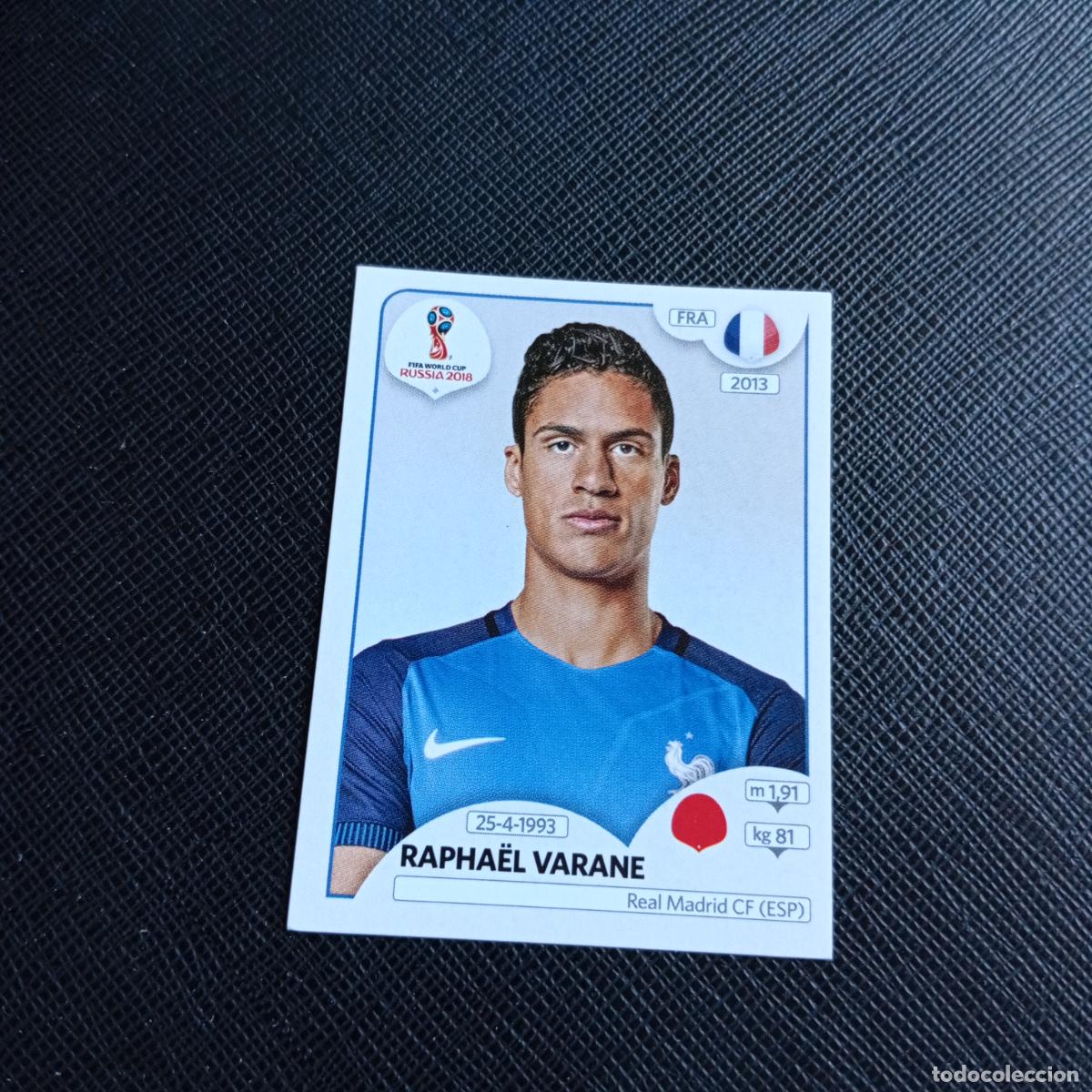 Cromos de f&uacute;tbol: 195 VARANE FRANCIA PANINI MUNDIAL RUSIA 2018 CROMO FUTBOL 18 - SIN PEGAR - /CJ2 .