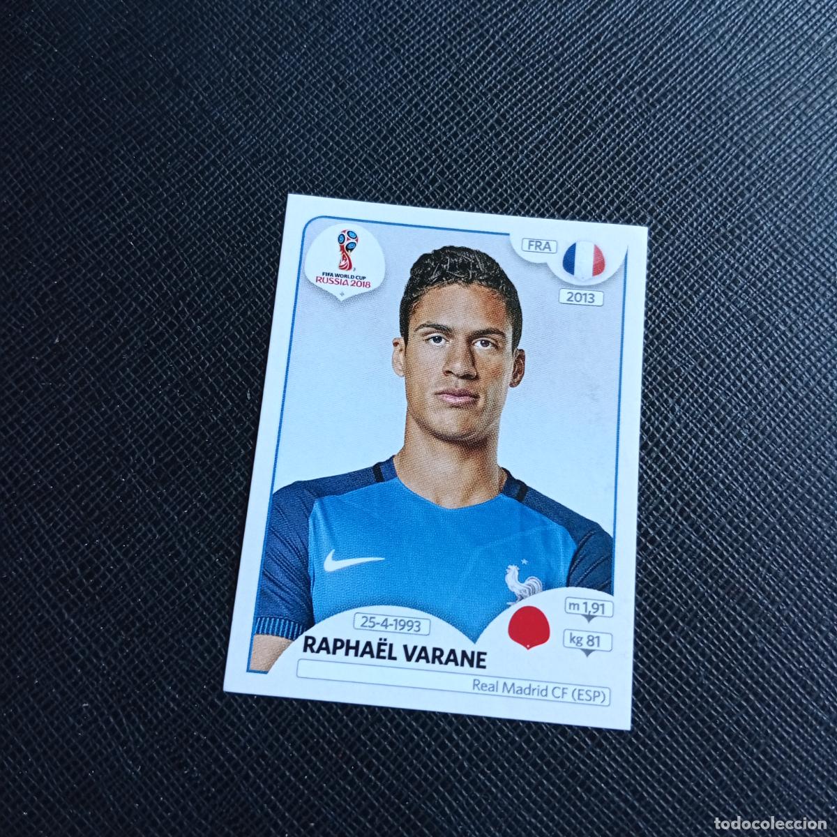 Cromos de f&uacute;tbol: 195 VARANE FRANCIA PANINI MUNDIAL RUSIA 2018 CROMO FUTBOL 18 - SIN PEGAR - /CJ2 .