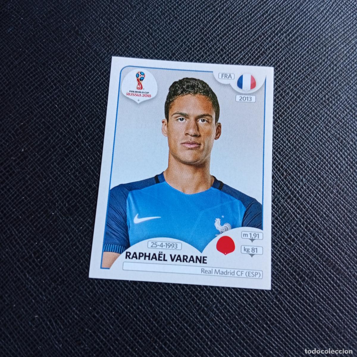 Cromos de f&uacute;tbol: 195 VARANE FRANCIA PANINI MUNDIAL RUSIA 2018 CROMO FUTBOL 18 - SIN PEGAR - /CJ2 ..