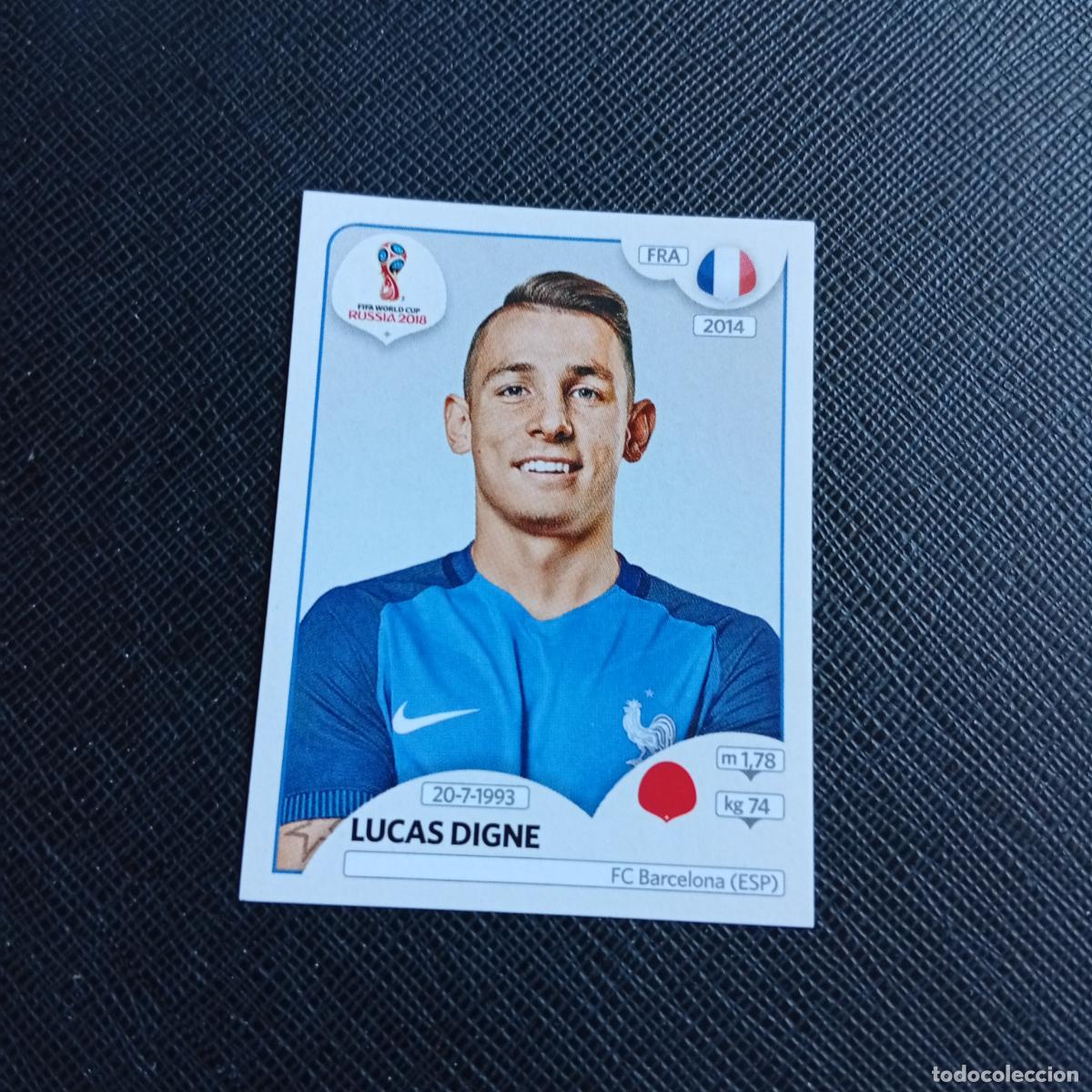 Cartes &agrave; collectionner de Football: 196 LUCAS DIGNE FRANCIA PANINI MUNDIAL RUSIA 2018 CROMO FUTBOL 18 - SIN PEGAR - /CJ2