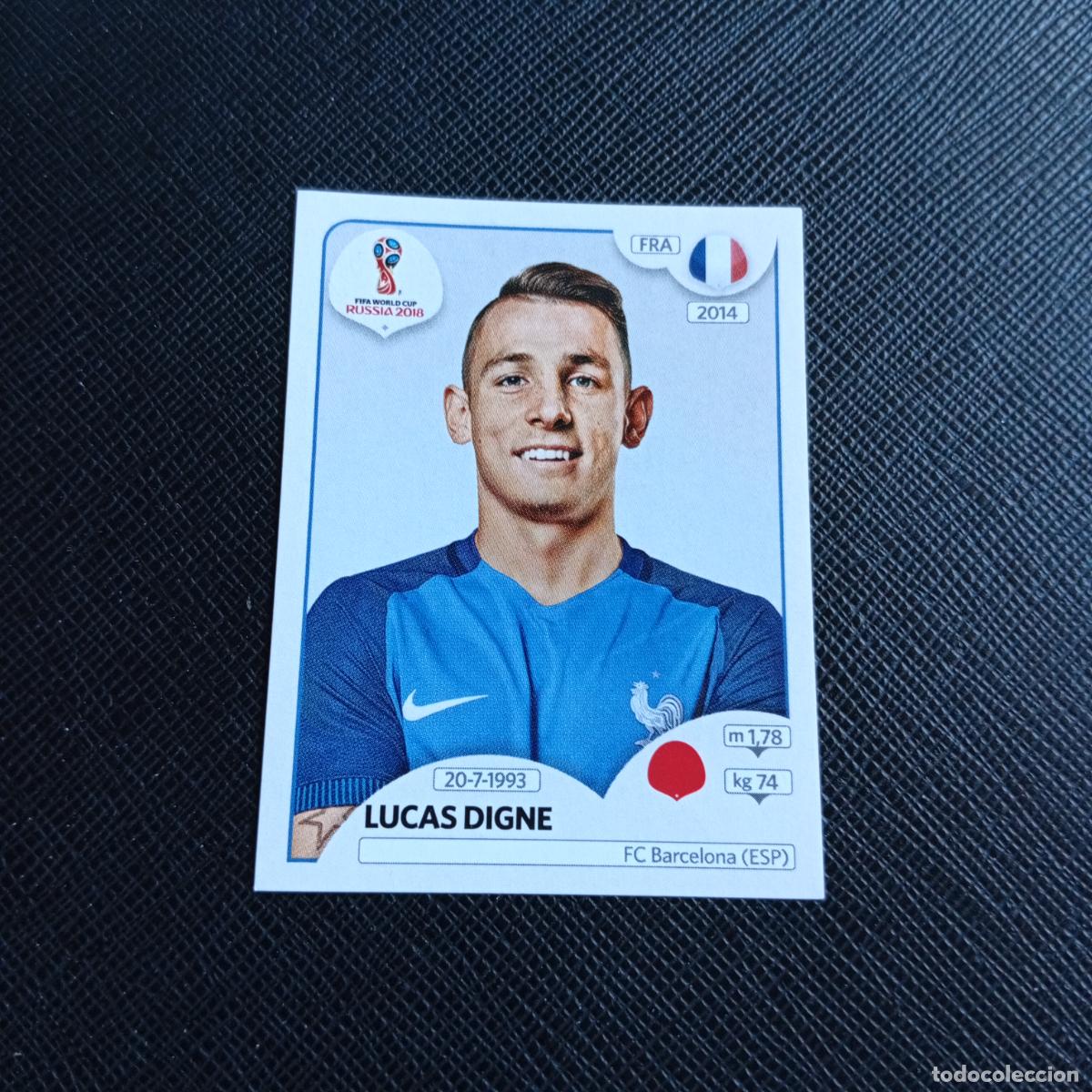 Cartes &agrave; collectionner de Football: 196 LUCAS DIGNE FRANCIA PANINI MUNDIAL RUSIA 2018 CROMO FUTBOL 18 - SIN PEGAR - /CJ2