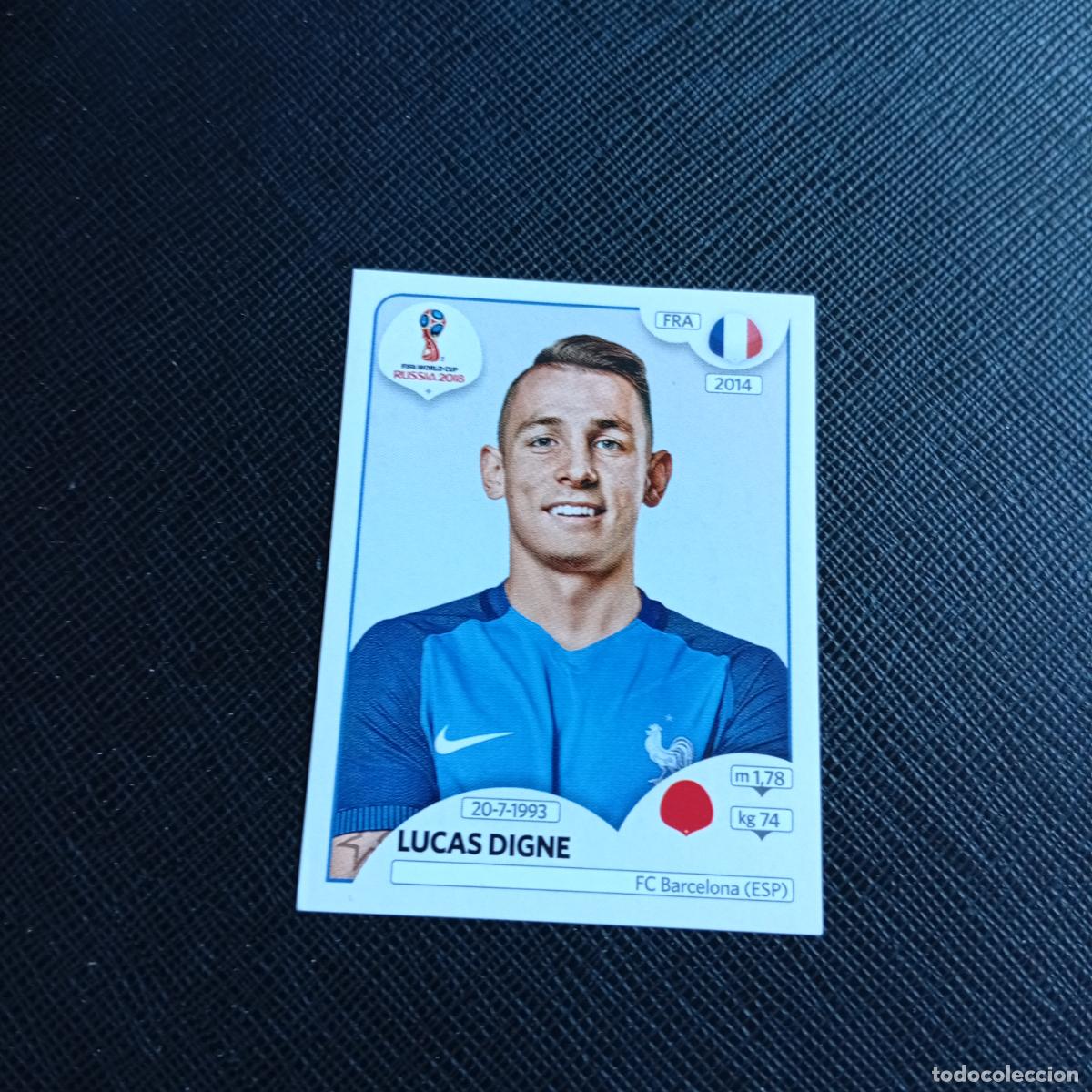 Cartes &agrave; collectionner de Football: 196 LUCAS DIGNE FRANCIA PANINI MUNDIAL RUSIA 2018 CROMO FUTBOL 18 - SIN PEGAR - /CJ2 ..