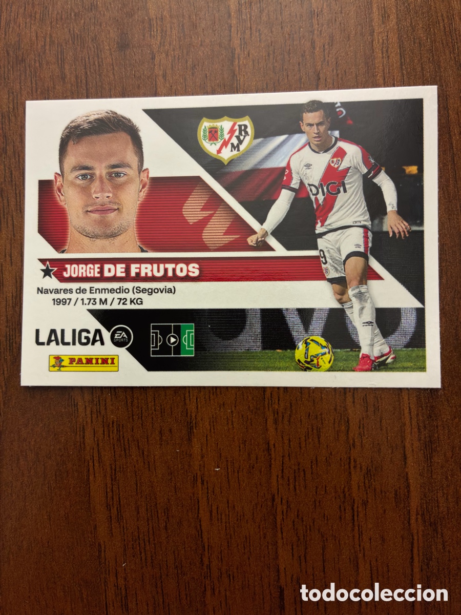 Cromos de Futebol: Cromo Jorge De Frutos, N&ordm; 16, Rayo Vallecano, Liga EA Sports 2026-27 (Colecciones Este) - Nuevo