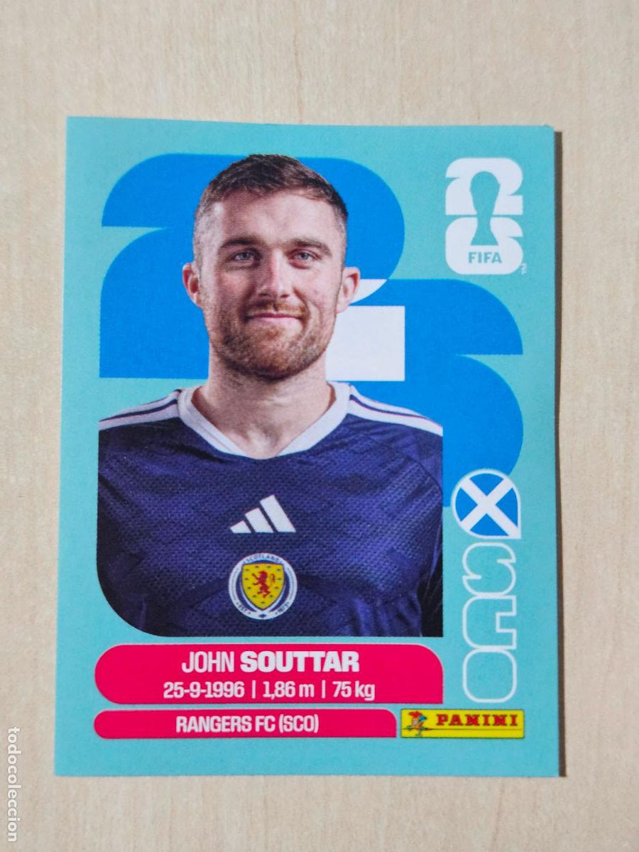 Cromos de Futebol: CROMO SCO8 SCO 8 - JOHN SOUTTAR ESCOCIA - MUNDIAL FIFA WORLD CUP 2026 STICKER PANINI SIN PEGAR