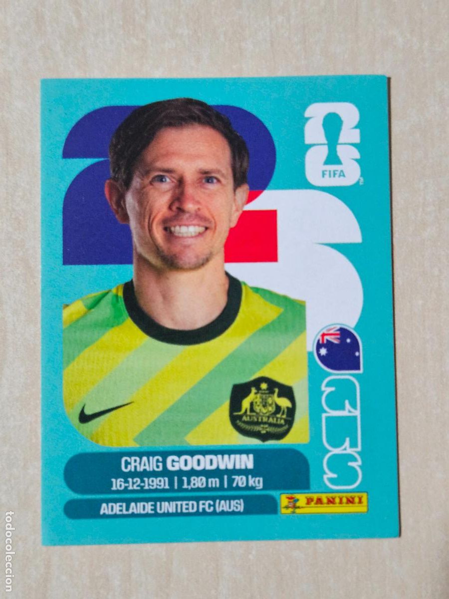 Cromos de Futebol: CROMO AUS17 AUS 17 GOODWIN AUSTRALIA - MUNDIAL FIFA WORLD CUP 2026 STICKER PANINI SIN PEGAR