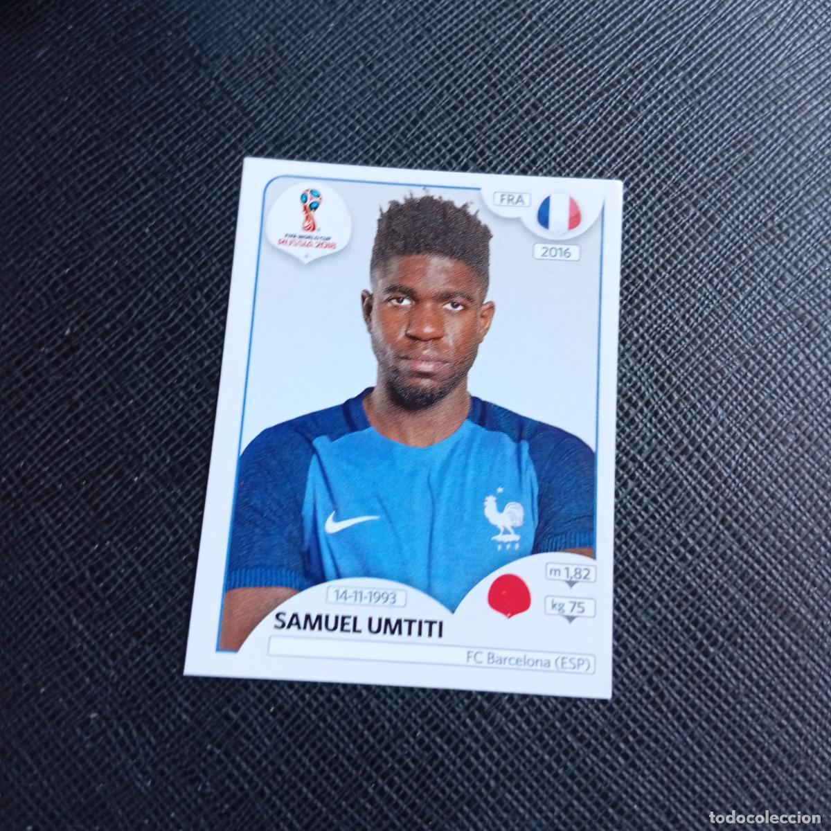 Cromos de Futebol: 198 UMTITI FRANCIA PANINI MUNDIAL RUSIA 2018 CROMO FUTBOL 18 - SIN PEGAR - /CJ2