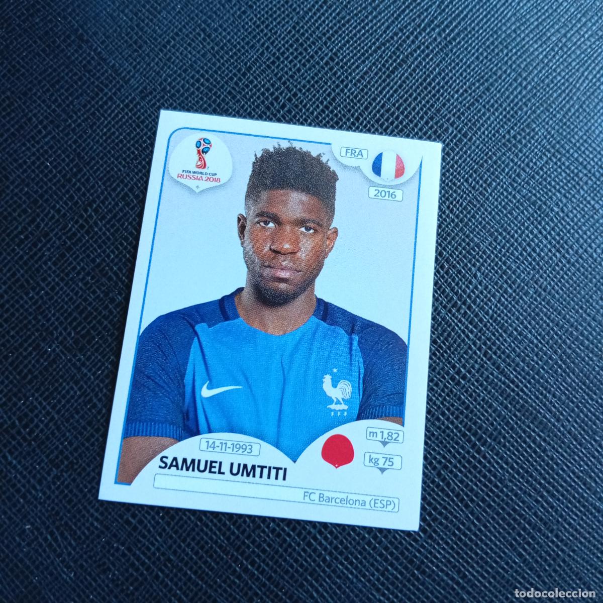 Cromos de Futebol: 198 UMTITI FRANCIA PANINI MUNDIAL RUSIA 2018 CROMO FUTBOL 18 - SIN PEGAR - /CJ2 D
