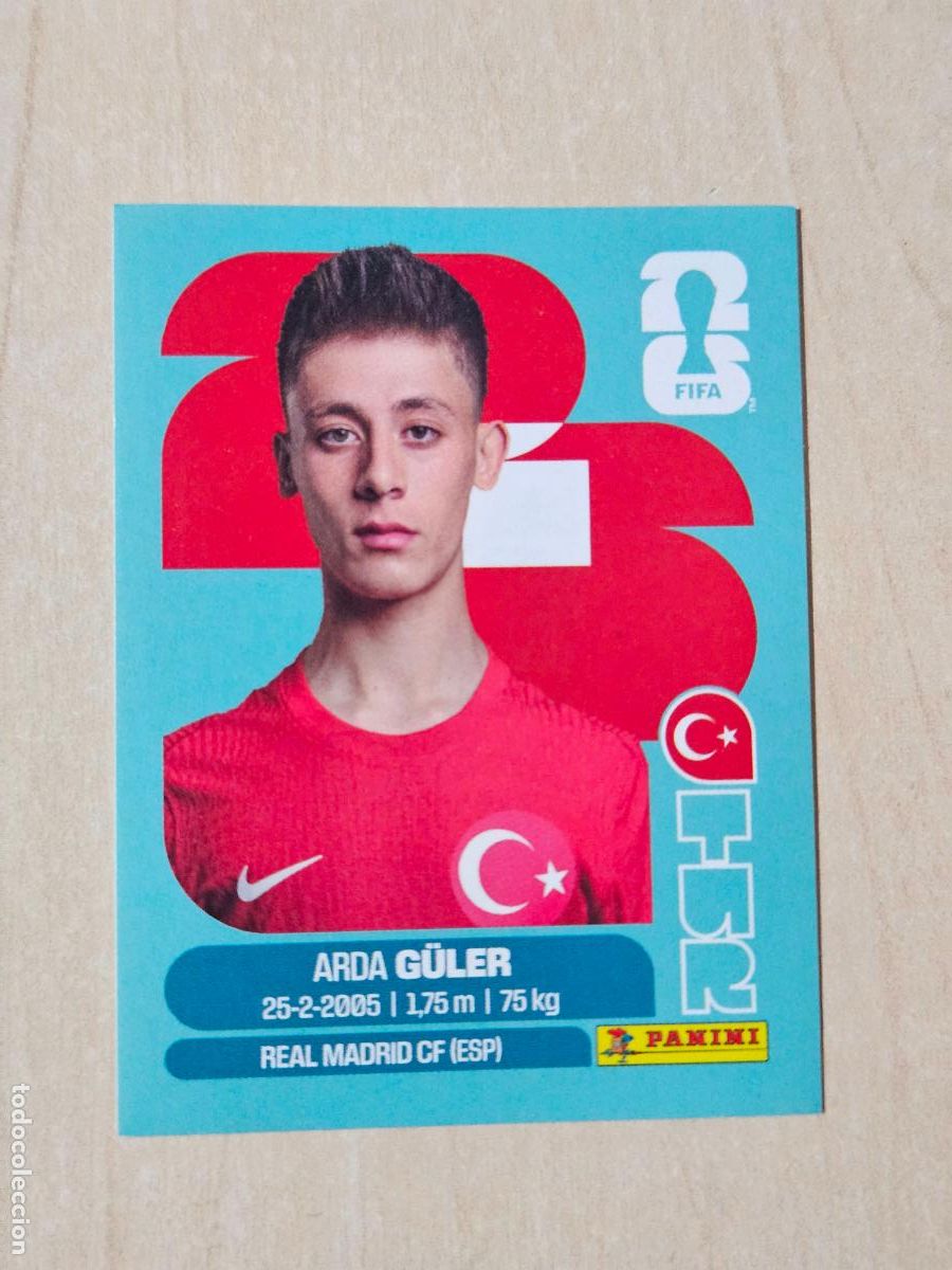 Football Stickers: CROMO TUR14 TUR 14 ARDA GULER TURQUIA - MUNDIAL FIFA WORLD CUP 2026 STICKER PANINI SIN PEGAR